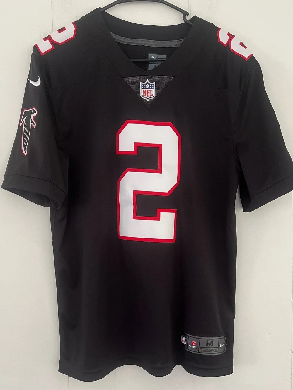 Nike Matt Ryan Atlanta Falcons Black Jersey Dri-Fit On Field Size Medium